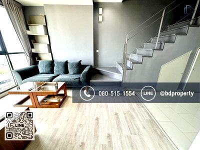 Condos for sale : Bestdeal For Sell “Ideo Mobi Rama 9” 2bedroom Duplex 62sqm. Selling Price 7,590,000 Baht .Near Phraram Kao 9 MRT Station 80 meters 