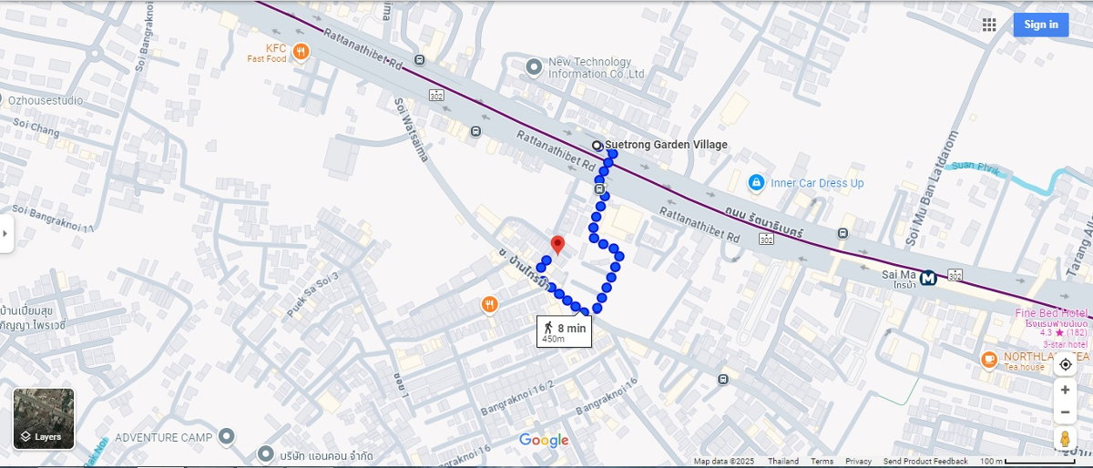 รูป ขายทาวน์เฮาส์ 2 ชั้น ไทรม้า นนทบุรี ห่าง MRT สีม่วง 700 เมตร - รูปที่ 7/7