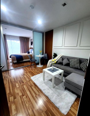 เช่าคอนโด BTS อุดมสุข : ว่างพร้อมอยู่! The Green3. 1นอน 40ตร.ม. Line id: @pfagent