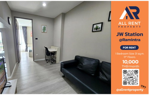 รูปภาพ ⚡ ห้องราคาดีมาก! JW Station @Ramintra 1 ห้องนอน 31 ตร.ม. ชั้น 11 เพียง 10,000/เดือน