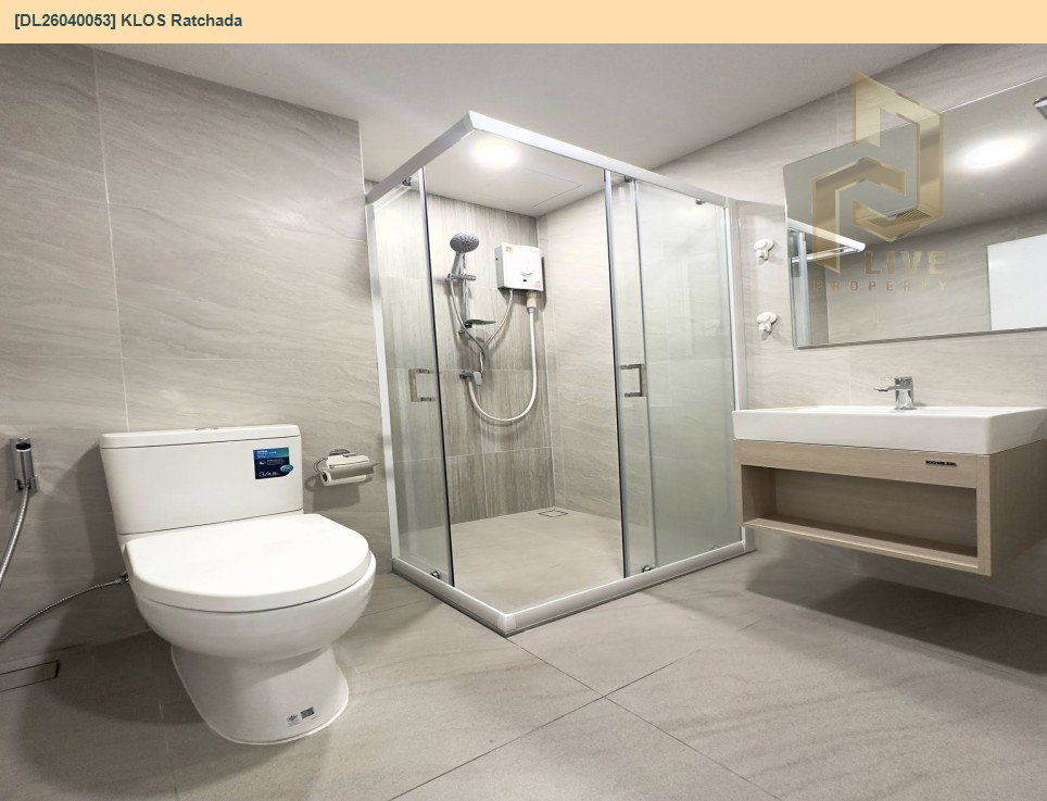 รูป DL26040053 ให้เช่าคอนโด โคส รัชดา (KLOS Ratchada) ใกล้ - พร้อมเข้าอยู่ โทรด่วน 0614453194 LineID @162cjixi - รูปที่ 5/6
