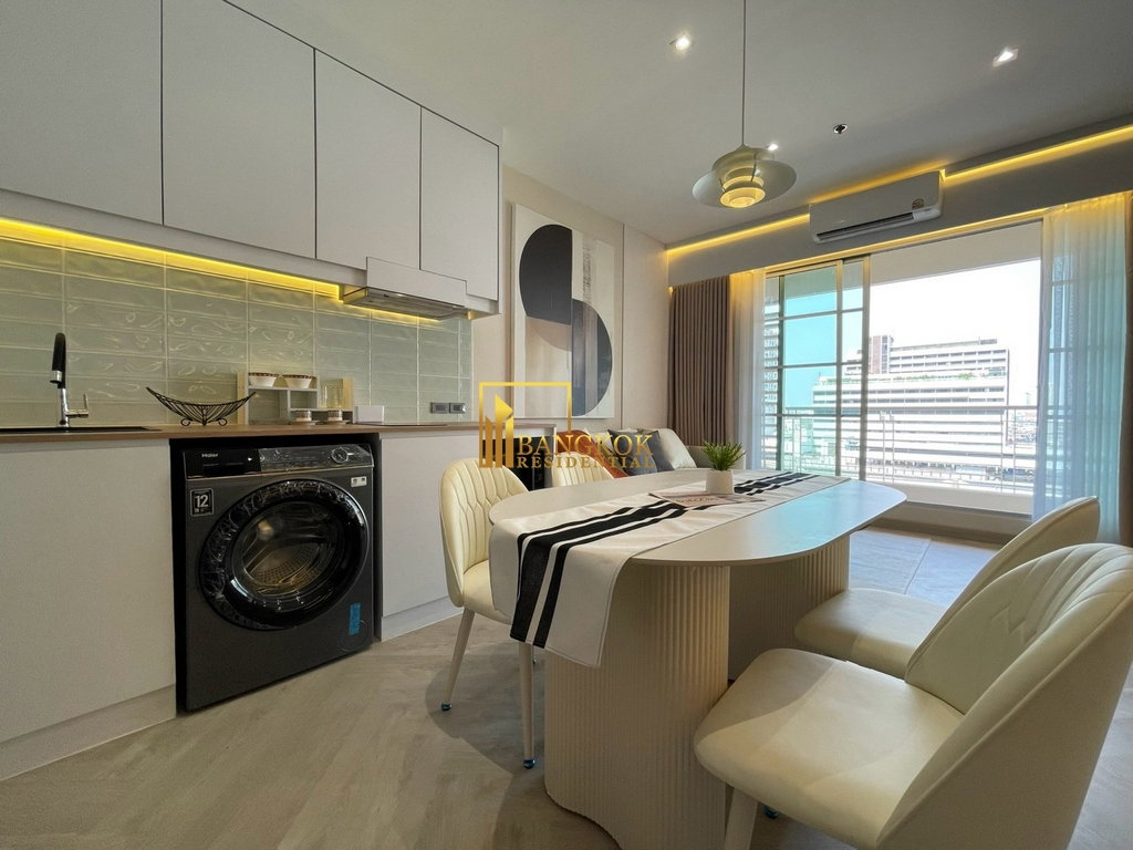 picture Baan Klang Krung Siam Pathumwan | Renovated 2 Bed Condo - BR60143CD - 8/25