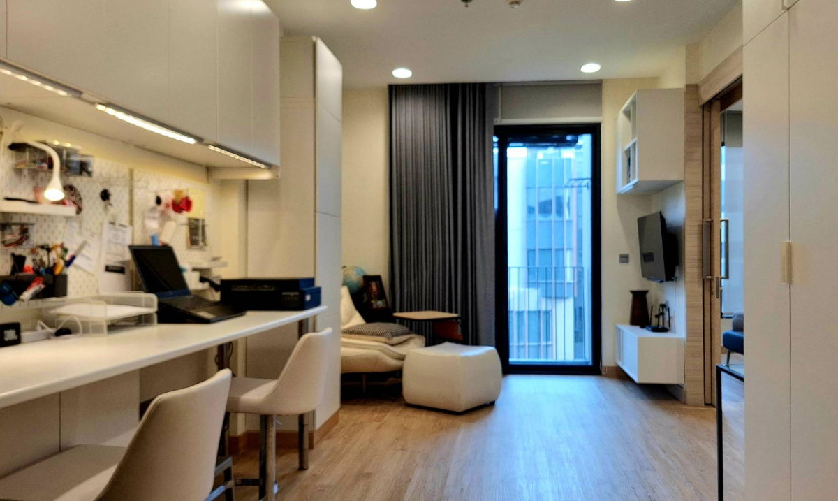 รูป ขายถูกกว่าโครงการ ตกแต่งแล้ว คอนโดห้องมุม 64.27 ตร.ม. ชั้น 6 ติดถนนพหลโยธิน ห้องมุม เฟอร์นิเจอร์พร้อม - รูปที่ 3/10