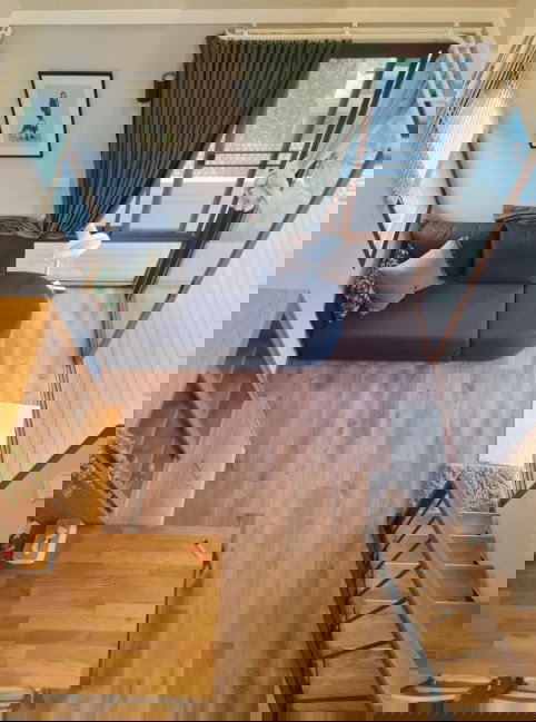 รูป ขายบ้านสำเร็จรูป บ้านโมดูลาร์ สไตล์ loft 1 ห้องนอน 1ห้องน้ำ ระเบียง และมีบ้านสำหรับสัตว์เลี้ยง รับสร้างทั่วประเทศ - รูปที่ 9/15