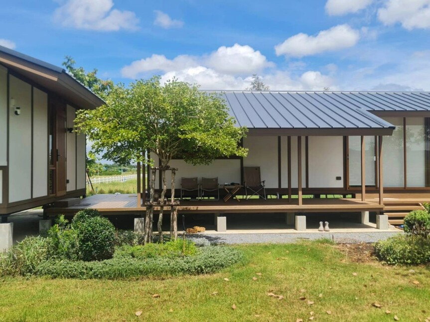 รูป ขายบ้านสำเร็จรูป บ้านโมดูลาร์  1 ห้องนอน 2ห้องน้ำ ระเบียง  รับสร้างทั่วประเทศ - รูปที่ 3/17