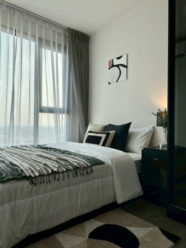 คอนโดหรู ห้องใหม่ ใกล้ ธรรมศาสตร์รังสิต 1 นอน เครื่องใช้ไฟฟ้าครบ