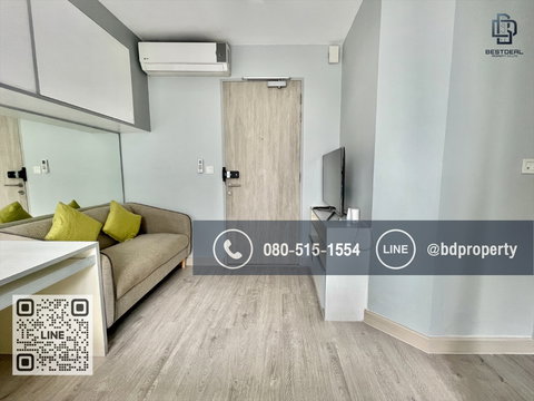  BESTDEAL FOR SELL Ideo Mobi Rama 9 Studio 22sqm.Special Price 3,290,000 Baht *** Fees and taxes are included. Near Phraram Kao 9 MRT Station 80 meters