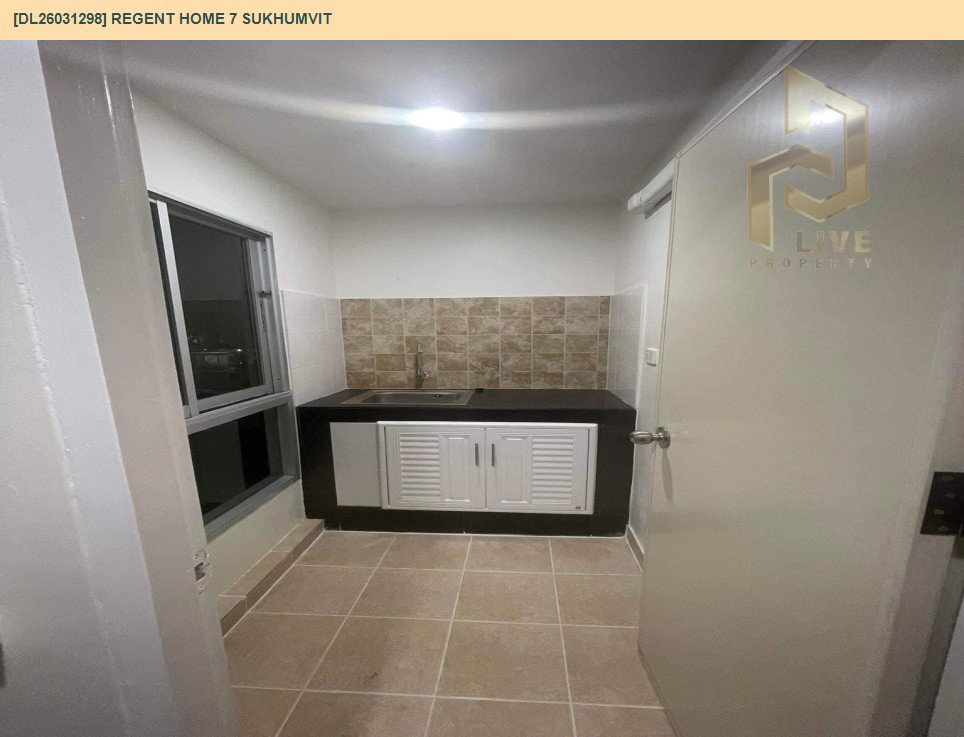 รูป DL26031298 ให้เช่าคอนโด รีเจ้นท์ โฮม 7 สุขุมวิท (Regent Home 7 Sukhumvit) ใกล้ BTS บางนา พร้อมเข้าอยู่ โทรด่วน 0800343450 LineID @655ebbvc - รูปที่ 4/6