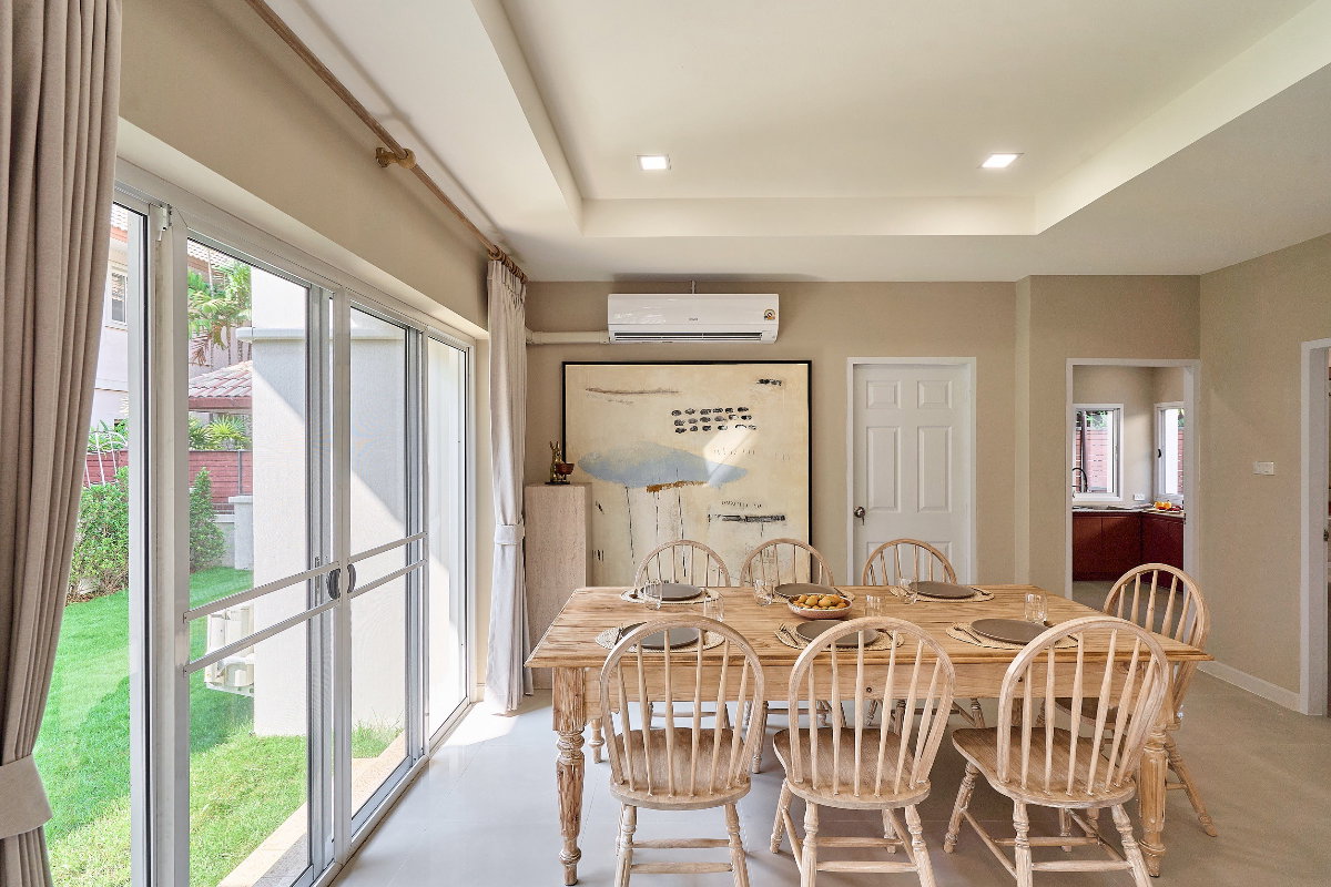 รูป ใจกลางโซนโรงเรียนนานาชาติ บ้าน Tropical Style หลังใหญ่ 231 ตร.ม. | กุลพันธ์วิลล์ 10 ใกล้ Unity / ACIS / Varee - รูปที่ 6/36