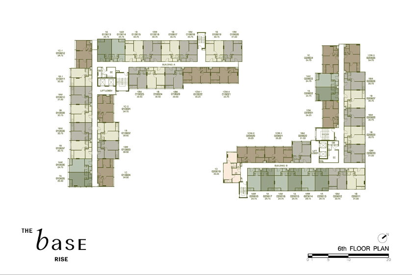 รูป The Base Rise - 1 ห้องนอนพลัส เริ่มต้น 4 ลบ. ทำเลดี น่าลงทุน - รูปที่ 3/9