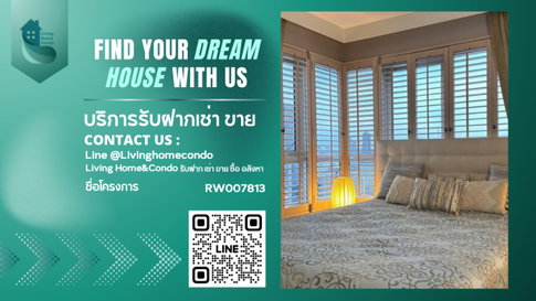 For Rent: Condo Belle Grand Rama 9, fully furnished, near MRT Phra Ram 9 and Central Rama 9.-RW007813