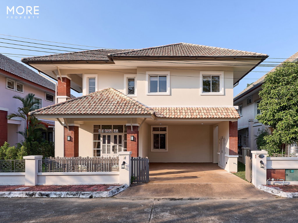 รูป ขาย บ้านในโครงการ กุลพันธ์วิลล์ 10 – สารภี บ้านสวยสไตล์ทรอปิคอล พร้อมเข้าอยู่ (ID:749HS) - รูปที่ 1/39