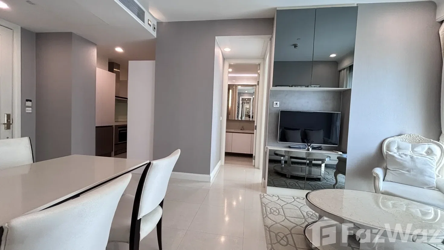 รูป คอนโดให้เช่า 2 ห้องนอน ในโครงการ คิว หลังสวน 6153243 - รูปที่ 4/12