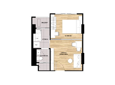 ขายคอนโด : 🔥 1 ห้องนอน วิวภูเขา เพียง 2.5 ล้าน | Dcondo Cove Phuket