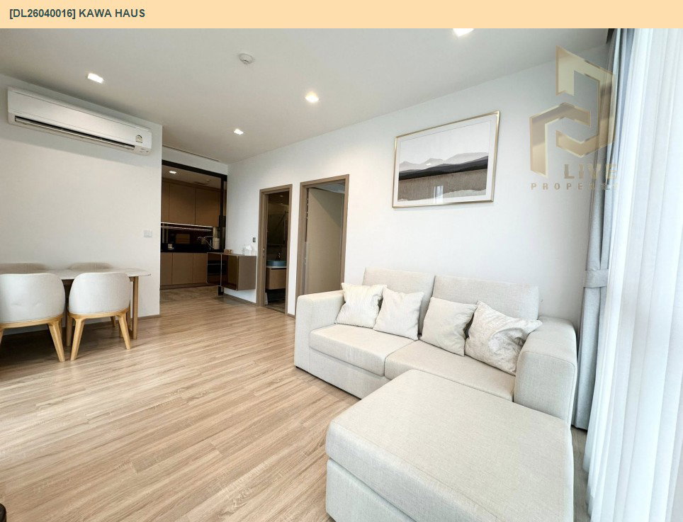 รูป DL26040016 ให้เช่าคอนโด คาวะ เฮาส์ (KAWA HAUS) ใกล้ BTS อ่อนนุช พร้อมเข้าอยู่ โทรด่วน 0656259498 LineID @257sxzzu - รูปที่ 6/8