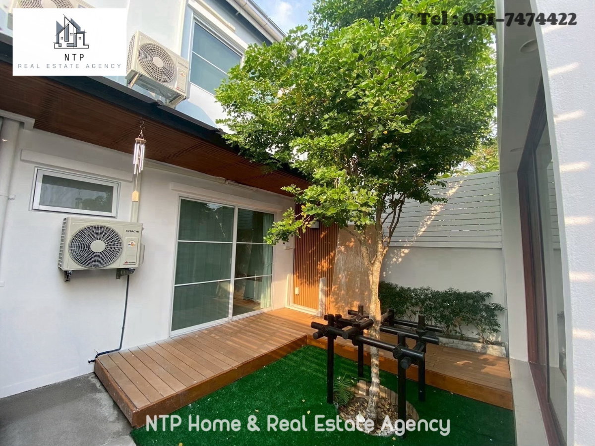 รูป ให้เช่า ทาวน์โฮม 2 ชั้น ทำเลดี ตรงข้ามMega Bangna หลังบ้านกว้างมีสวน และครัวสวยมาก หมู่บ้าน Indy บางนา-รามคำแหง2  - รูปที่ 7/27