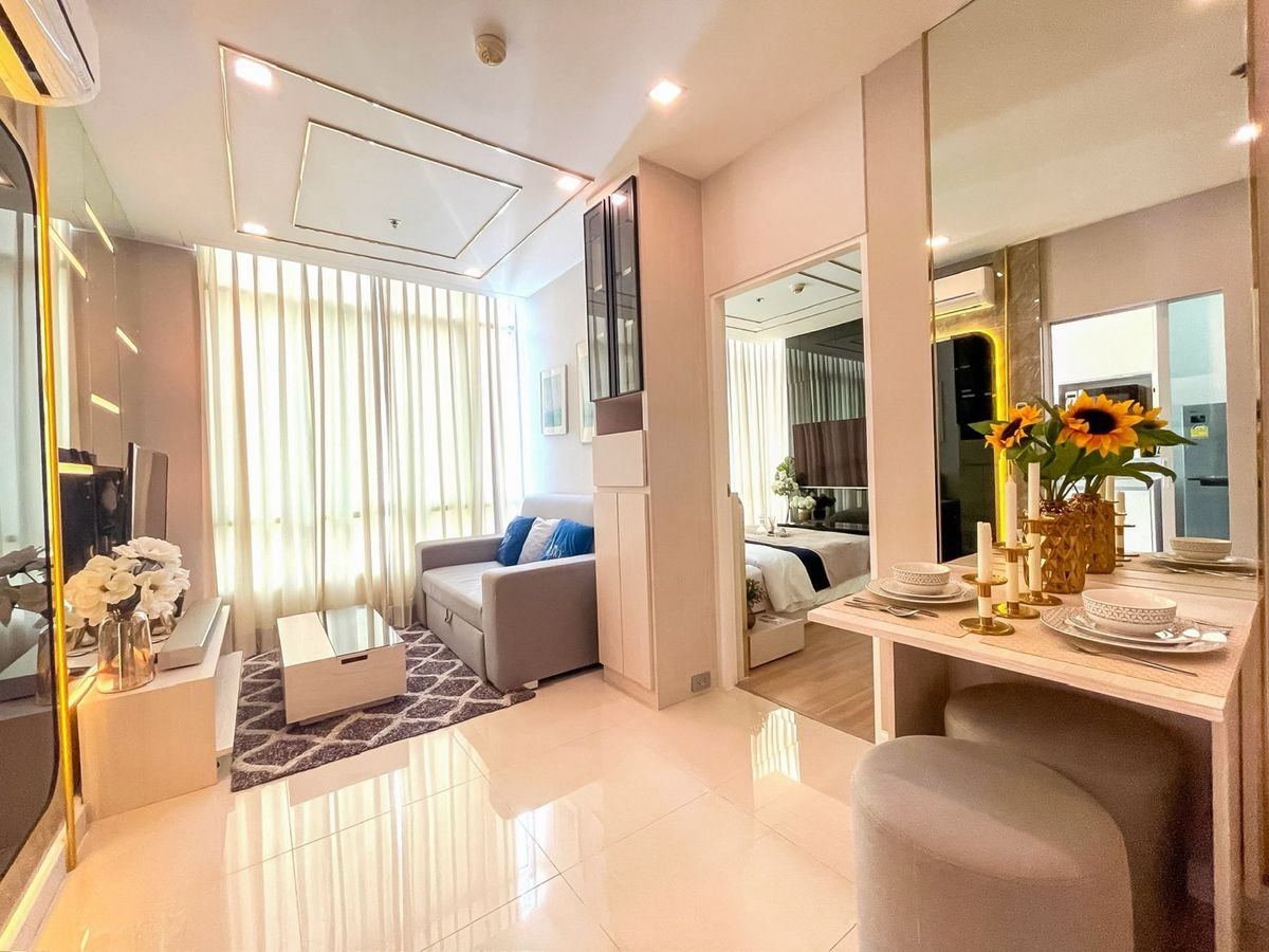 รูป 🔥 ปล่อยเช่าด่วน! The Sky Sukhumvit ห้อง Rare Unit! ชั้นสูง วิวสวย พร้อมเข้าอยู่ ใกล้ BTS อุดมสุข - รูปที่ 7/8