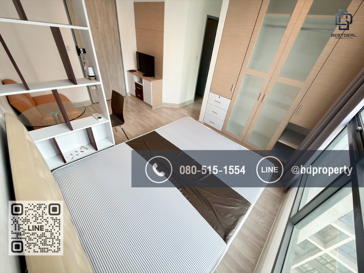 รูป Bestdeal ขายด่วน Studio 22 sqm.ห้องสวย เฟอร์ครบ ขายเพียง 2.99 ล้านเท่านั้น ดูลงทุนไม่ควรพลาด ใกล้MRT และ เซ็นทรัลพระราม 9 เพียง 80 ม. - รูปที่ 5/13