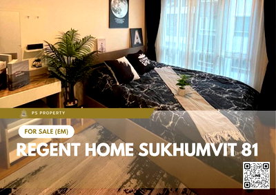 ขายคอนโด : ขายด่วน 📍Regent Home Sukhumvit 81 📍 เฟอร์นิเจอร์ และ เครื่องใช้ไฟฟ้าครบ ใกล้ BTS อ่อนนุช