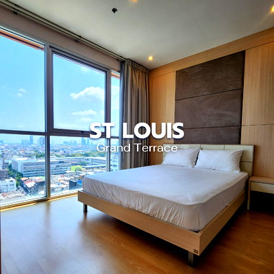 เช่าคอนโด BTS เซนต์หลุยส์ : 🏙️ ให้เช่าคอนโดเซ็นต์หลุยส์ แกรนด์ เทอเรส ใกล้ BTS เซนต์หลุยส์เพียง 120 ม. เดินทางสะดวก ใจกลางสาทร🚆🌳 LINE : @steadfastre