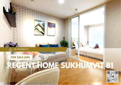ขายคอนโด : ขายด่วน 📍 Regent Home Sukhumvit 81 📍 เฟอร์นิเจอร์ และ เครื่องใช้ไฟฟ้าครบ ใกล้ BTS อ่อนนุช
