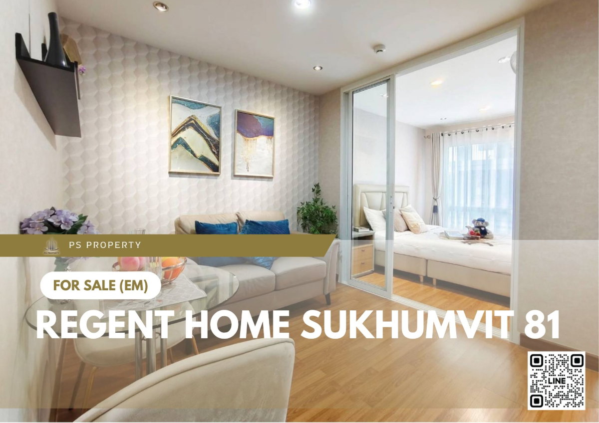 รูป ขายด่วน 📍 Regent Home Sukhumvit 81 📍 เฟอร์นิเจอร์ และ เครื่องใช้ไฟฟ้าครบ ใกล้ BTS อ่อนนุช - รูปที่ 1/18