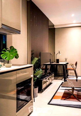 คอนโดให้เช่า : คอนโด 1-ห้องนอน ที่ ฟินน์ สุขุมวิท 31 ใกล้ MRT สุขุมวิท (ID 2777185)