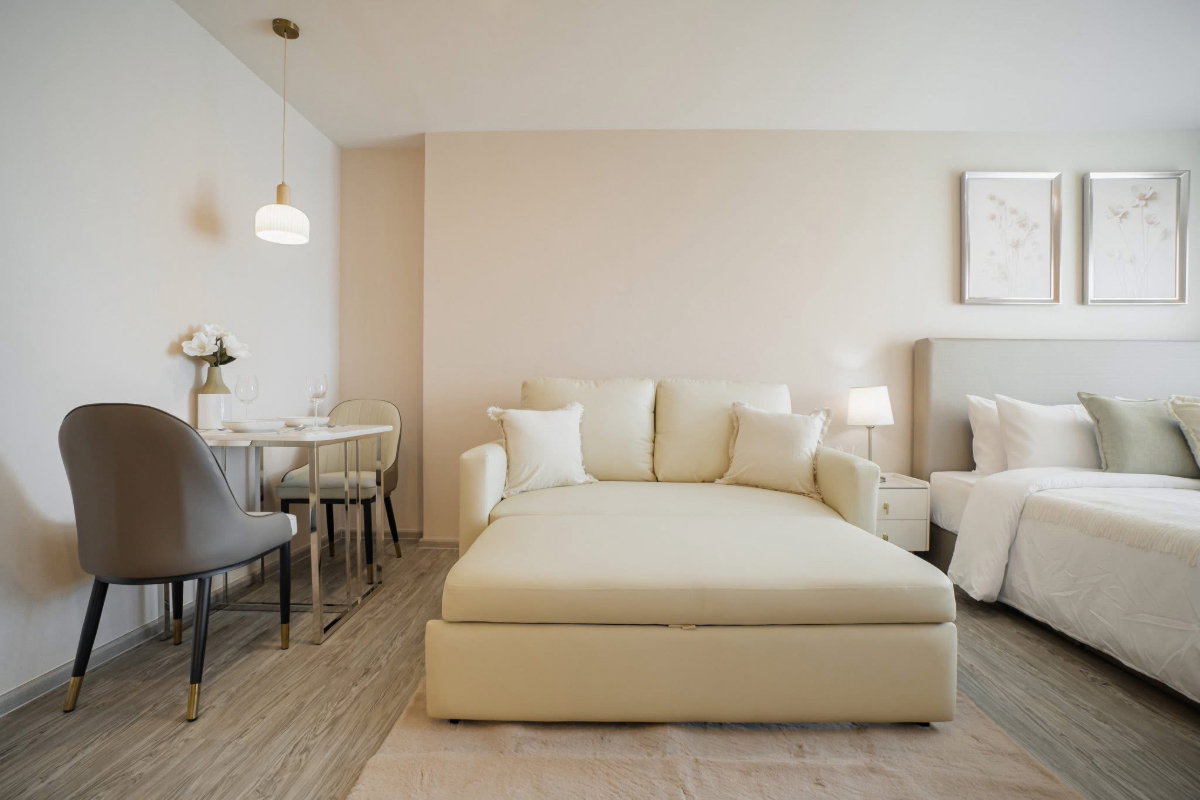 รูป 🔥ให้เช่า Regent Home Bangnaวิวแม่น้ำเจ้าพระยา💫ห้องใหม่มือหนึ่ง พร้อมของตกแต่ง📏อาคาร B ชั้น 31 ขนาด 28.33 ตร.ม. 📢ค่าเช่า 13,000 บาท❗ - รูปที่ 13/19