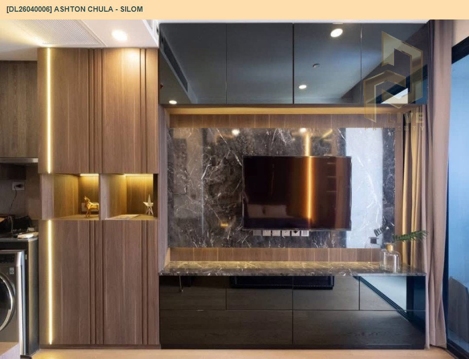 รูป DL26040006 ให้เช่าคอนโด แอชตัน จุฬา - สีลม (Ashton Chula - Silom) ใกล้ MRT ส่ามย่าน พร้อมเข้าอยู่ โทรด่วน 0842740999 LineID @523dslwi - รูปที่ 3/4