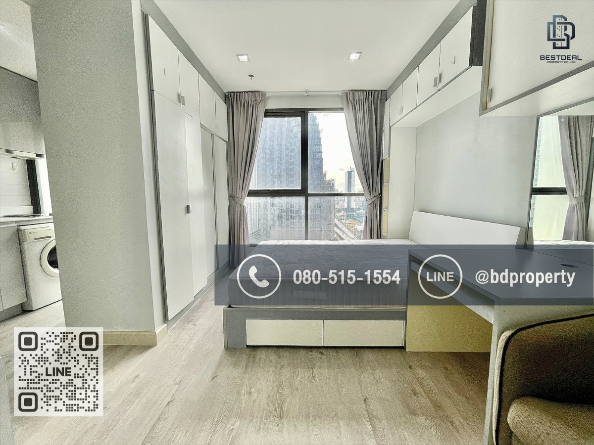 รูป Bestdeal ขายด่วน  Studio 22 sqm.ห้องสวย เฟอร์ครบ ขายเพียง 3.29 ล้าน**พร้อมจองต่อรองได้  ดูลงทุนไม่ควรพลาด ใกล้MRT และ เซ็นทรัลพระราม 9 เพียง 80 ม. - รูปที่ 4/11
