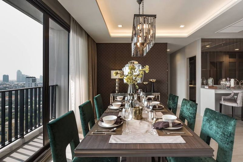 รูป ฺBest Price 💗 ให้เช่า เพนท์เฮาส์หรู M Thonglor ห้องสวยมาก ชั้นสูง วิวเมือง ราคาดีมาก DS2680 | Line @Dstay - รูปที่ 3/9