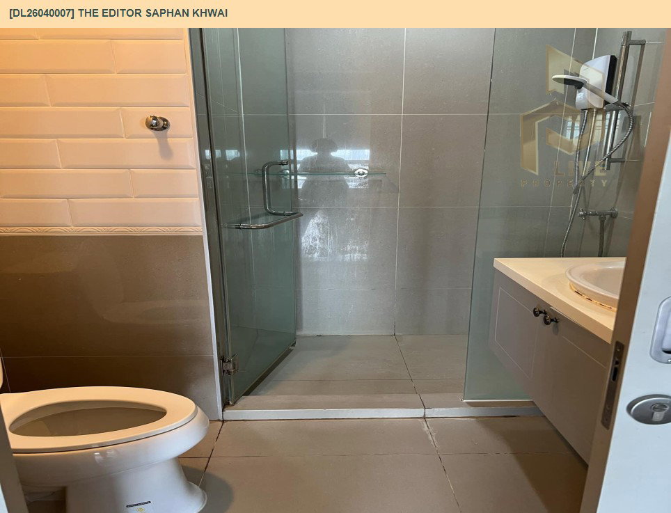 รูป DL26040007 ให้เช่าคอนโด ดิ เอดิเตอร์ สะพานควาย (The Editor Saphan Khwai) ใกล้ BTS สะพานควาย พร้อมเข้าอยู่ โทรด่วน 0800343450 LineID @655ebbvc - รูปที่ 8/11