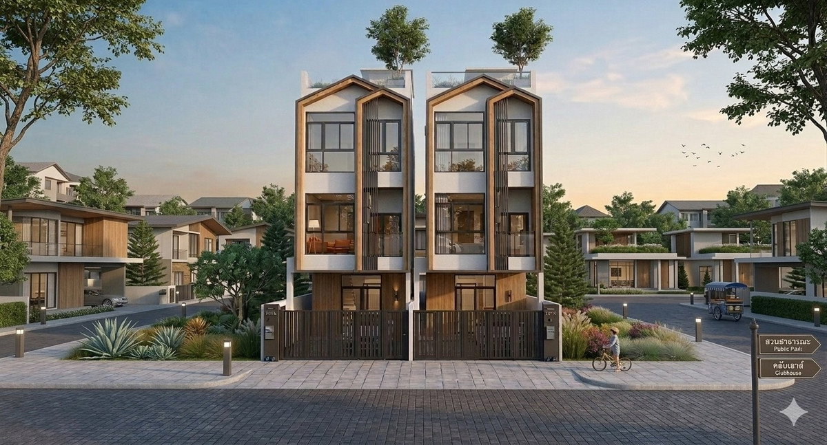 รูป R114 🏡 บ้านเดี่ยวใจกลางเมือง พร้อม Sky Garden ส่วนตัว 🌿✨ มี Sky Garden เพียง 8.95 – 13 ล้านบาท - รูปที่ 1/5