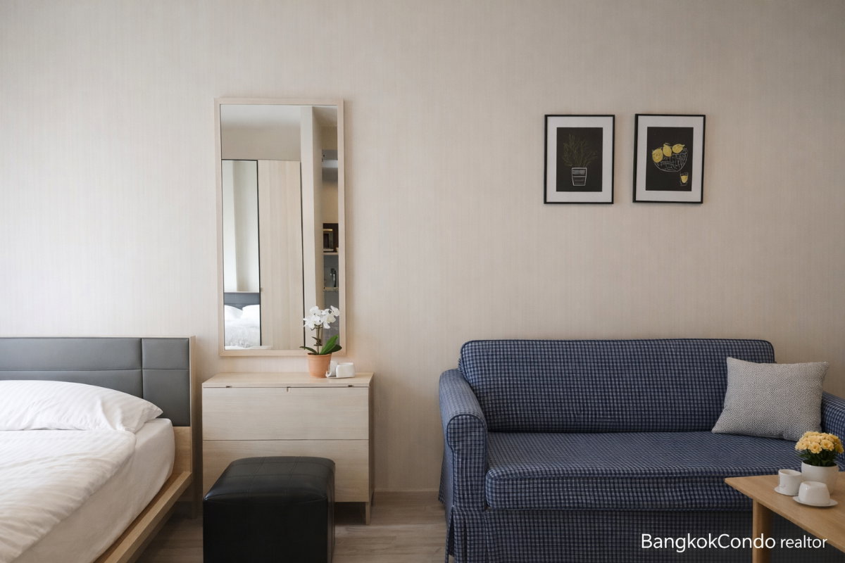 รูป 🍀🍀🍀 Fully furnished💝 ให้เช่า📌 ไอดีโอ โมบิ สุขุมวิท81 (Line:@rent2022)BTS อ่อนนุช ✨พร้อมเข้าอยู่🌼A02541 - รูปที่ 4/9