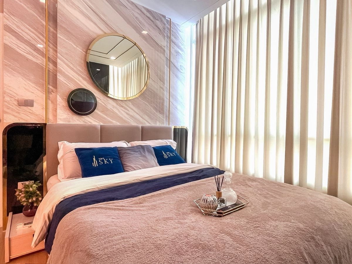 รูป 🔥 ปล่อยเช่าด่วน! The Sky Sukhumvit ห้อง Rare Unit! ชั้นสูง วิวสวย พร้อมเข้าอยู่ ใกล้ BTS อุดมสุข - รูปที่ 2/8