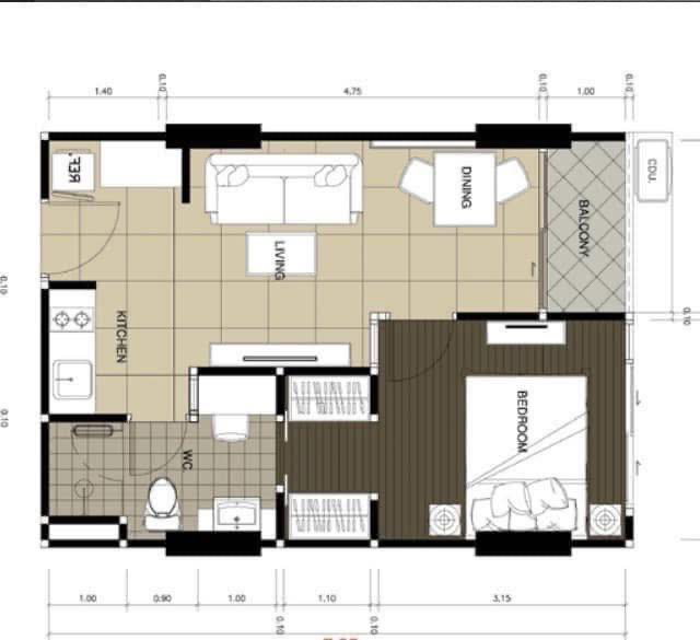 picture 🏠✨Wish@samyan  | 1 Bedroom for sale  (HBH-SI-5) - 12/12