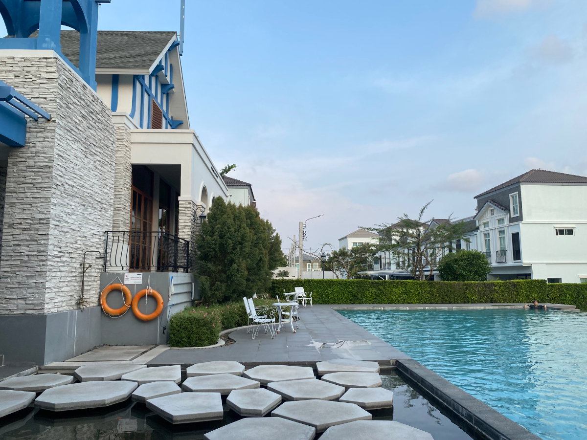 รูป ให้เช่า ทาวน์โฮม 2 ชั้น ทำเลดี ตรงข้ามMega Bangna หลังบ้านกว้างมีสวน และครัวสวยมาก หมู่บ้าน Indy บางนา-รามคำแหง2  - รูปที่ 24/27