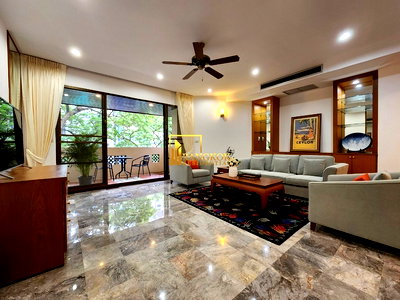 คอนโดให้เช่า : Large 3 Bedroom Phrom Phong Apartment With Private Terrace - BR0961AP