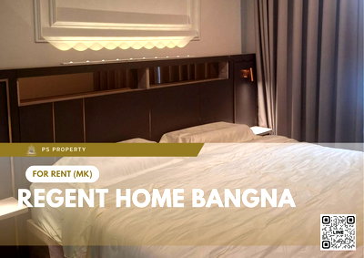 Condos for rent : For Rent ✨ Regent Home Bangna ✨ Fully furnished with appliances, near BTS Bangna.