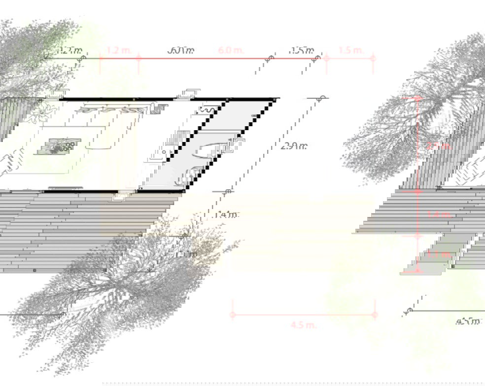 รูป ขายบ้านสำเร็จรูป บ้านโมดูลาร์ สตูดิโอ 1ห้องน้ำ และระเบียงในตัว รับสร้างทั่วประเทศ - รูปที่ 19/19