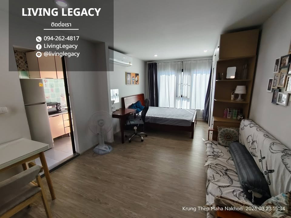 รูป TCUHXK ให้เช่าคอนโด RYE Huamark 30 ตร.ม. ชั้น 7 ตึก A line id : @livinglegacy - รูปที่ 10/13