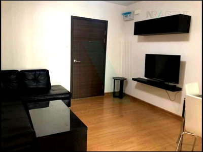 Condos for rent BITEC Bang Na : For rent, Supalai City Resort, Bearing Station, Sukhumvit 105, 1 bedroom, 5th floor, Building A, near BTS Bearing.
