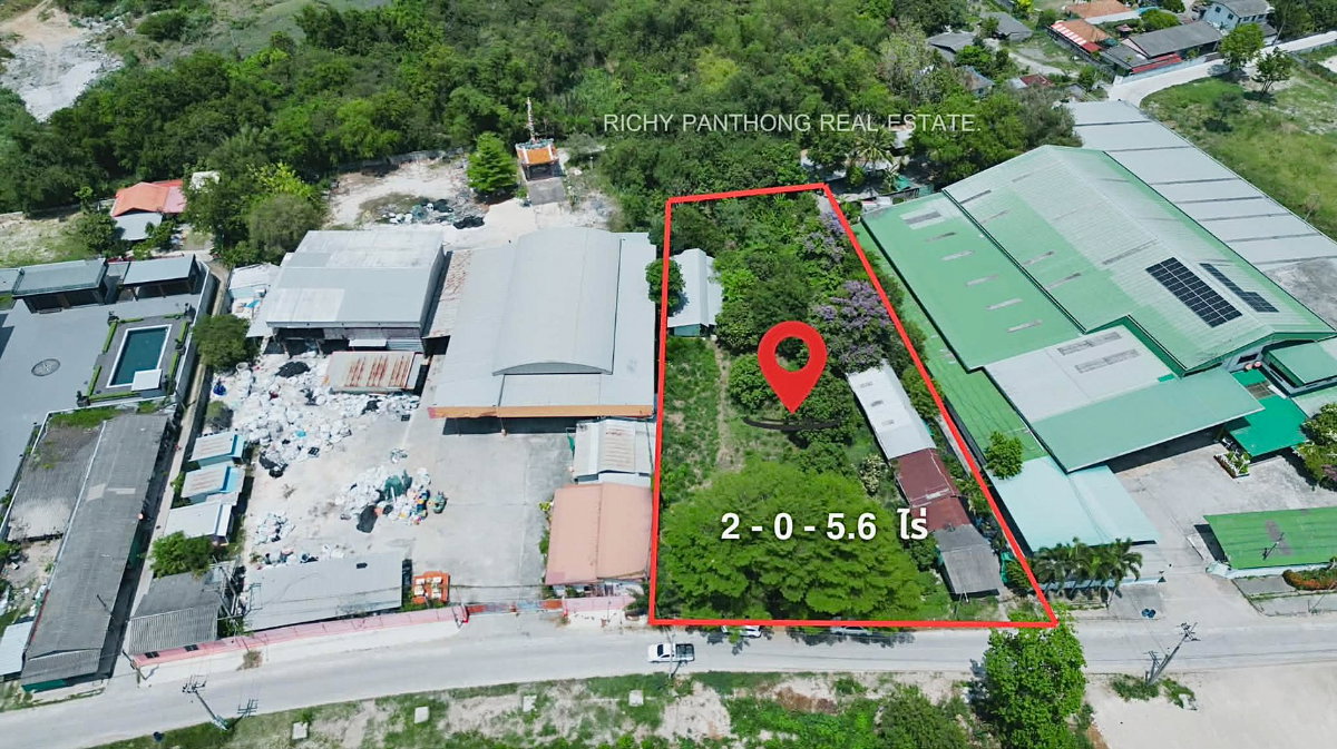 รูป ขายที่ดินพร้อมสิ่งปลูกสร้าง 2-0-5.6 ไร่ ต.บ้านบึง อ.บ้านบึง จ.ชลบุรี - รูปที่ 2/6