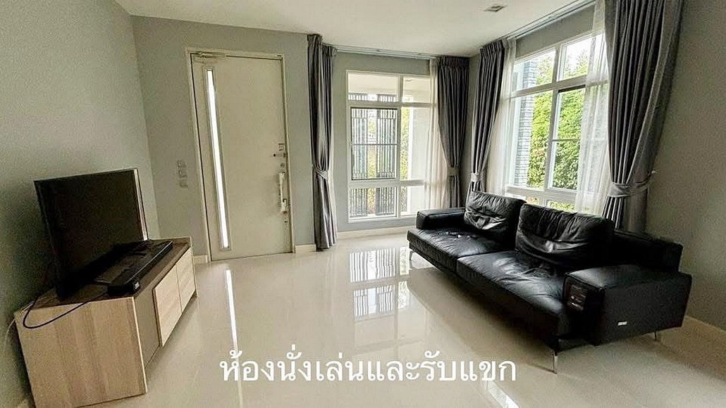 รูป Call : 089-968-8080 โครงการ มัณฑนา เลค วัชรพล ขายบ้านเดี่ยว 120 ตารางวา 4 ห้องนอน 5 ห้องน้ำ จอดรถ 6 คัน ใกล้ทางด่วน ด่านสุขาภิบาล 5 - รูปที่ 5/13
