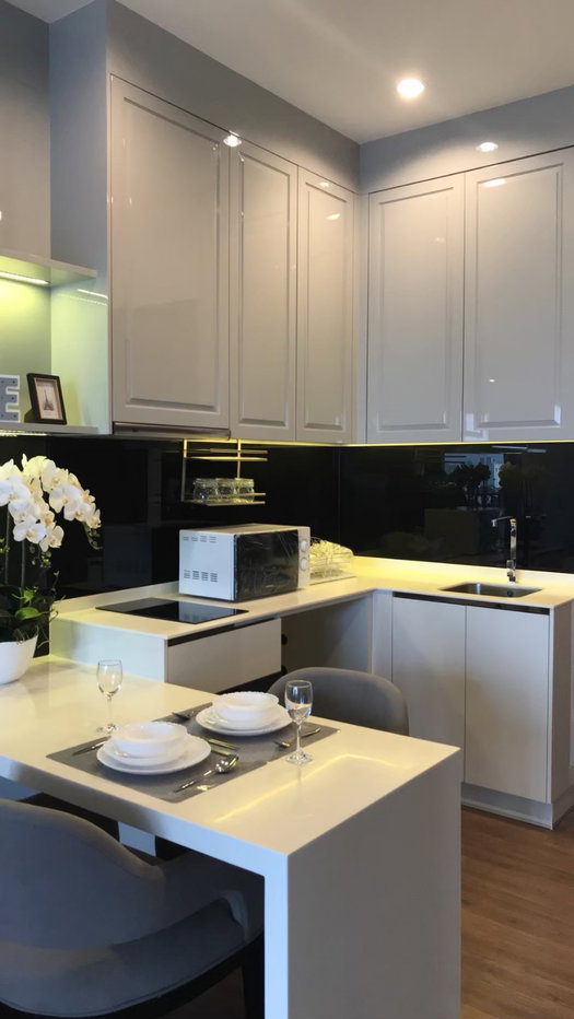 รูป [ขาย] คอนโดหรูวิวแม่น้ำ ชั้นสูง (FL.22) ห้องใหญ่ อยู่สบาย | Chewathai Residence Bang Pho - รูปที่ 25/61