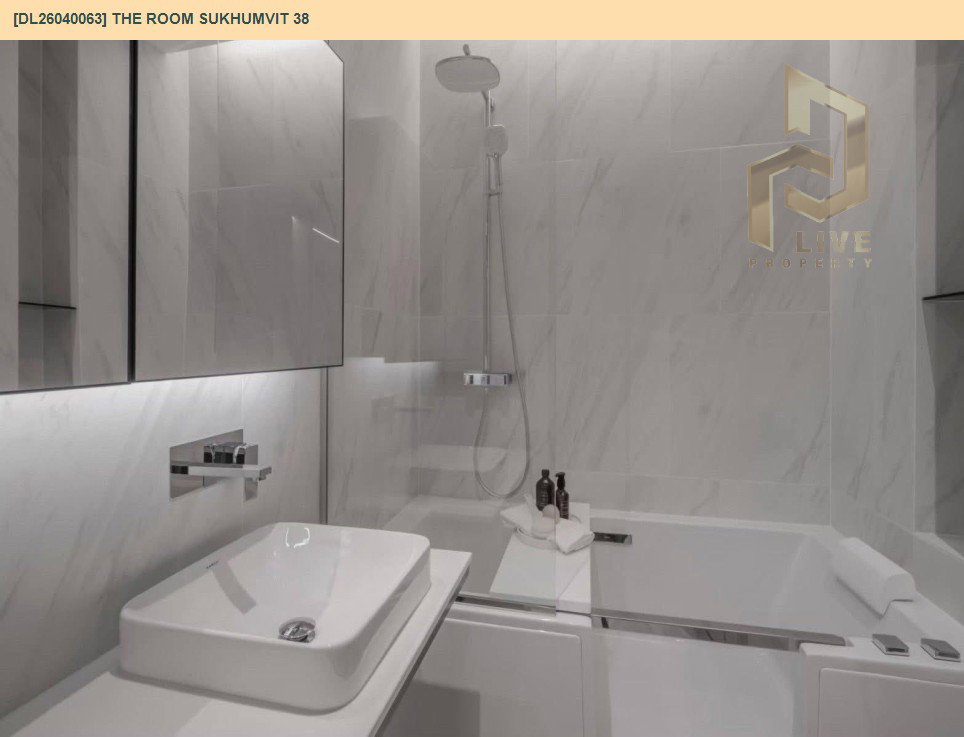 รูป DL26040063 ให้เช่าคอนโด เดอะ รูม สุขุมวิท 38 (The Room Sukhumvit 38) ใกล้ - พร้อมเข้าอยู่ โทรด่วน 0800343450 LineID @655ebbvc - รูปที่ 6/6