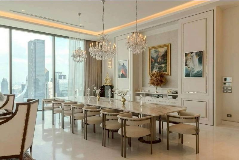 For rent 🏢Penthouse Luxury Condo 📍 The Residences at Sindhorn Kempinsk📍 Type 4 Bedrooms Rent Prices 2,500,000/ month.