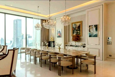 เช่าคอนโด กรุงเทพมหานคร : For rent 🏢Penthouse Luxury Condo    📍 The Residences at Sindhorn Kempinsk📍 Type 4 Bedrooms Rent Prices 2,500,000/ month. 