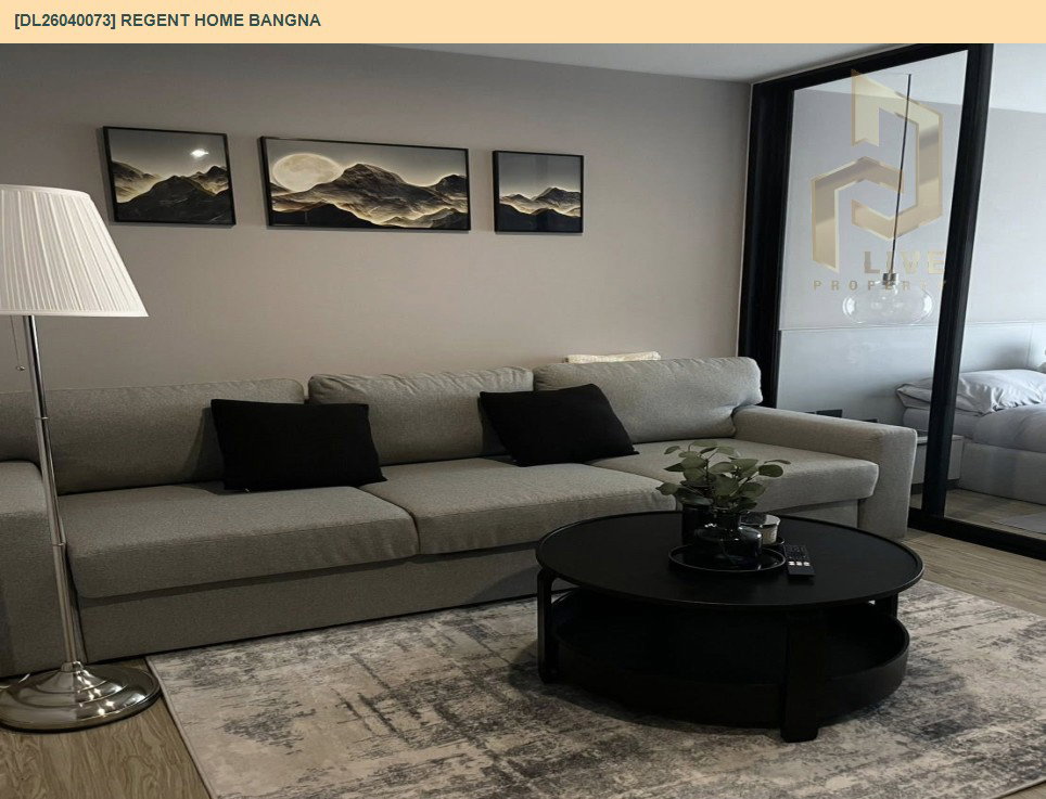 รูป DL26040073 ให้เช่าคอนโด รีเจ้นท์ โฮม บางนา (Regent home bangna) ใกล้ BTS บางนา พร้อมเข้าอยู่ โทรด่วน 0842740999 LineID @523dslwi - รูปที่ 2/4