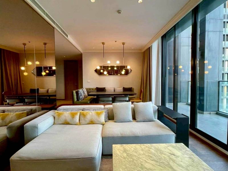 รูป ให้เช่าคอนโดBTS พลินจิต 📍  Noble Ploenchit   📍 Type 3 Bedrooms ราคาเช่า  160,000/ month  - รูปที่ 4/19